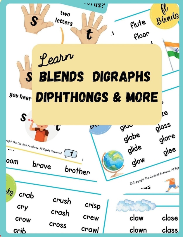 Couverture_Learn Blends Digraphs Diphthongs & More