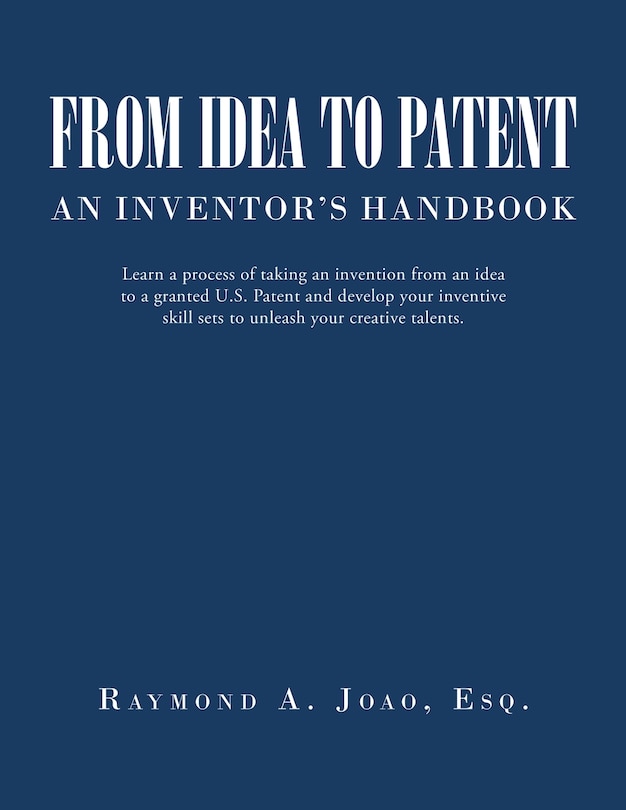 Front cover_From Idea to Patent