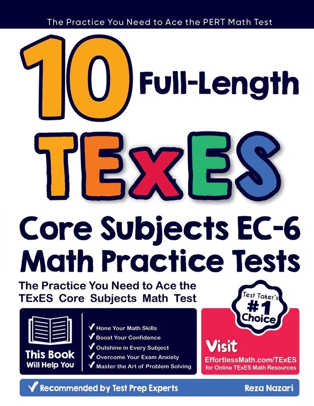 Front cover_10 Full Length TExES Core Subjects EC-6 Math Practice Tests