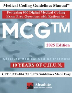 Couverture_Medical Coding Guidelines (MCG©) Manual, 2025 Edition