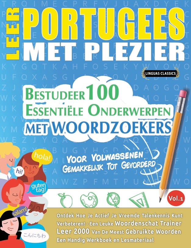 Front cover_Leer Portugees Met Plezier - Voor Volwassenen