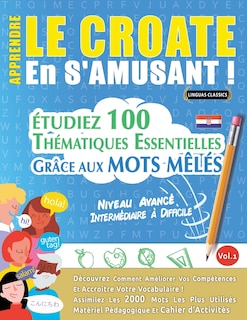 Couverture_Apprendre Le Croate En s'Amusant - Niveau Avancé