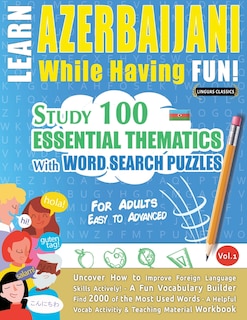 Front cover_Learn Azerbaijani While Having Fun! - For Adults