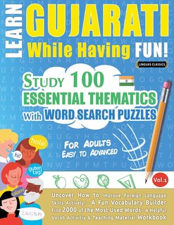 Couverture_Learn Gujarati While Having Fun! - For Adults