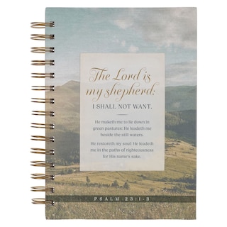 Couverture_Journal Spiral-bound Field Scene Ps. 23: 1-3