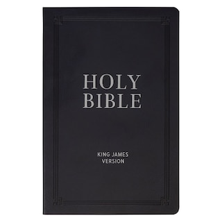 Couverture_KJV Bible Gift Faux Leather, Black