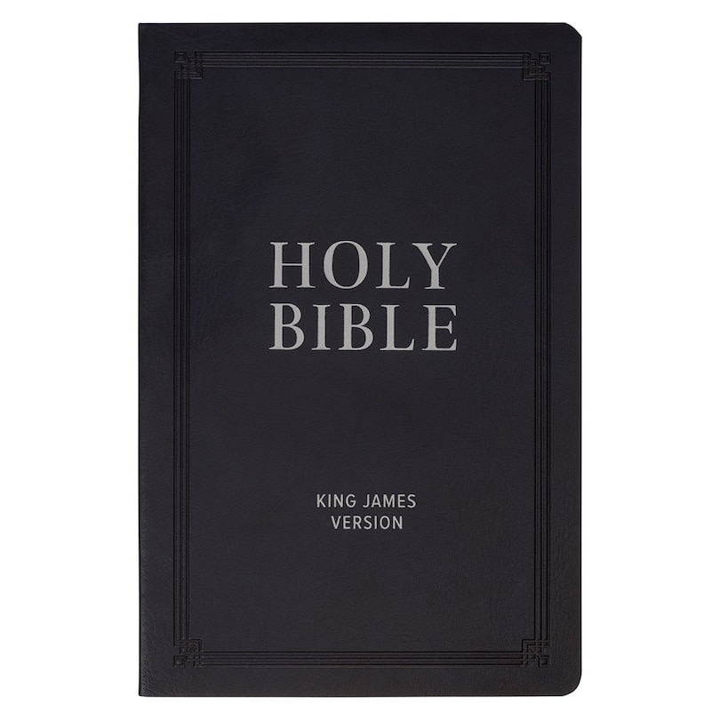 Couverture_KJV Bible Gift Faux Leather, Black
