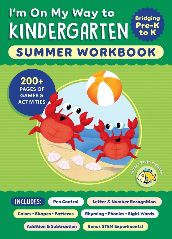 Couverture_I'm On My Way to Kindergarten Summer Workbook