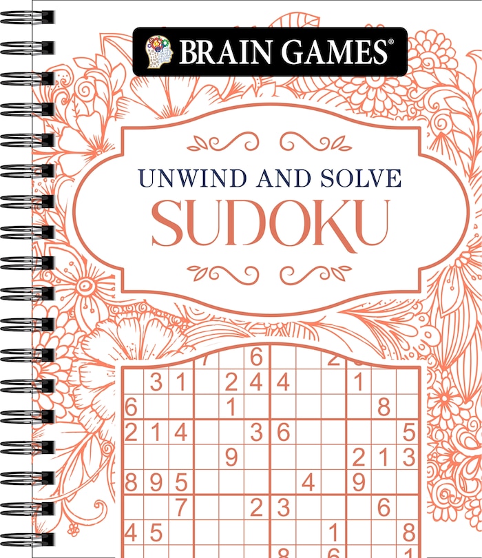 Front cover_Brain Games Unwind & Solve Sudoku
