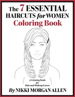 Couverture_The 7 ESSENTIAL HAIRCUTS for WOMEN COLORING BOOK