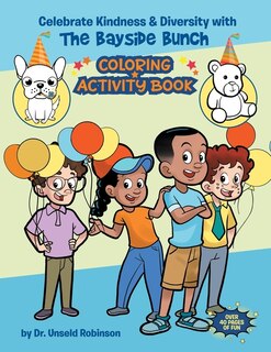Front cover_Celebrate Kindness & Diversity with The Bayside Bunch Coloring & Activity Book