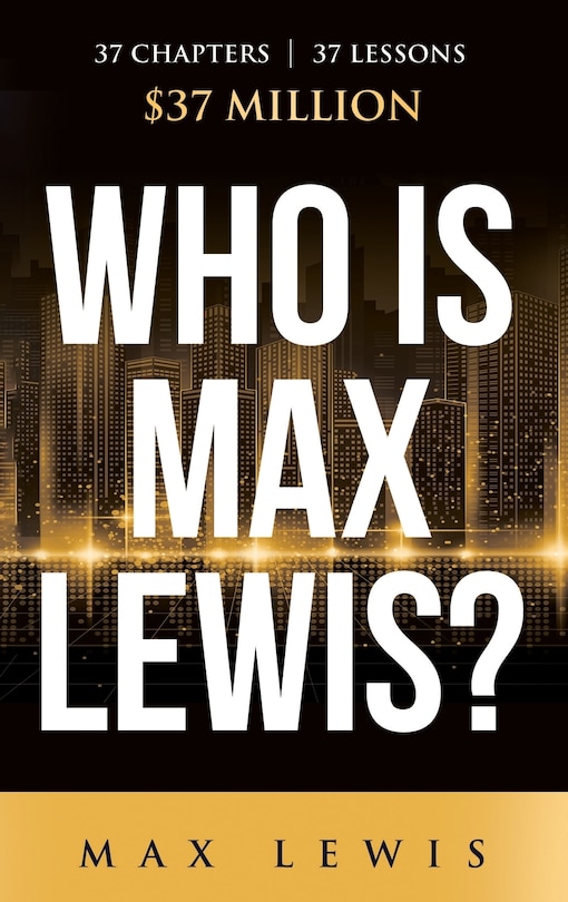 Front cover_Who is Max Lewis?