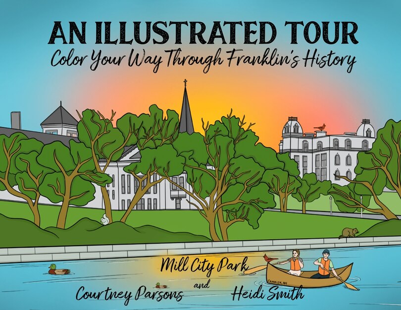 Front cover_An Illustrated Tour Color Your Way through Franklin's History