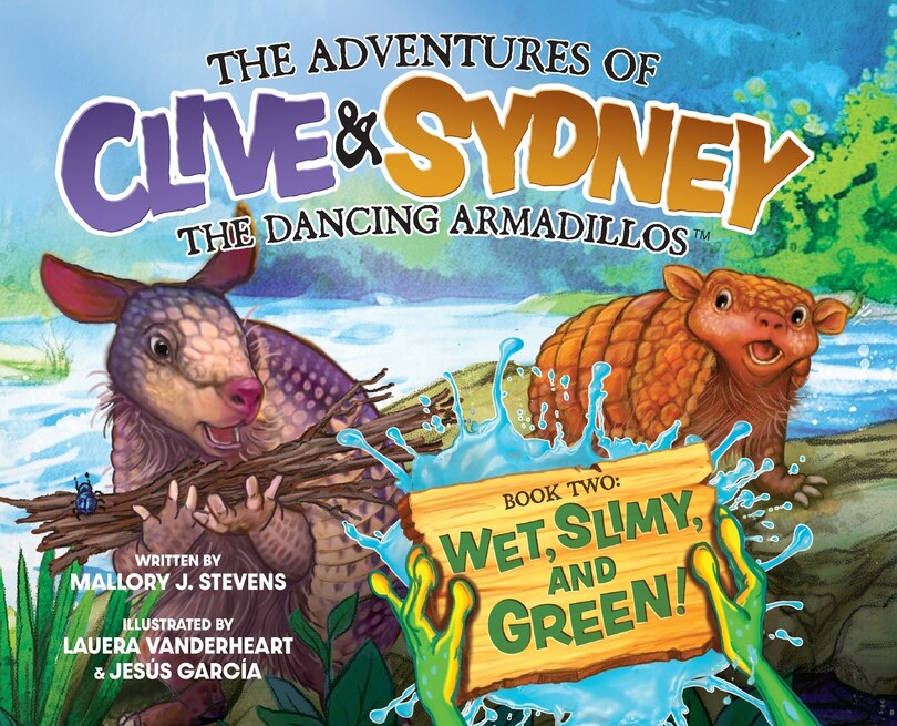 Front cover_The Adventures of Clive & Sydney, the Dancing Armadillos