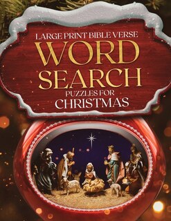 Front cover_Large Print Bible Verse Word Search Puzzles for Christmas