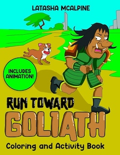 Front cover_Run Toward Goliath Animated Coloring and Activity Book