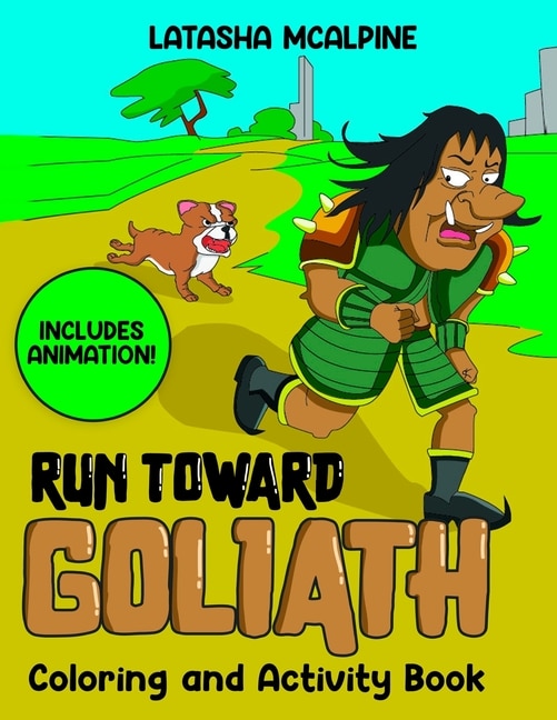 Front cover_Run Toward Goliath Animated Coloring and Activity Book