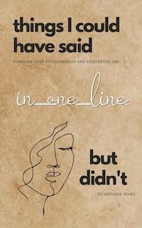 Couverture_Things I Could Have Said in One Line But Didn't