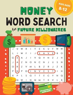 Front cover_Money Word Search for Kids Ages 8-12