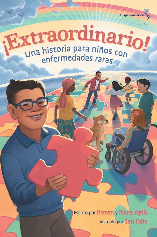 Front cover_¡Extraordinario! Una historia para niños con enfermedades raras (Hispanoamérica)