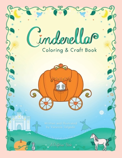 Front cover_Cinderella Coloring & Craft Book