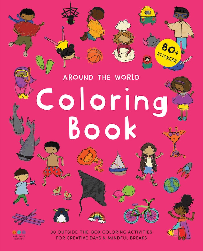 Front cover_Around the World Coloring Book