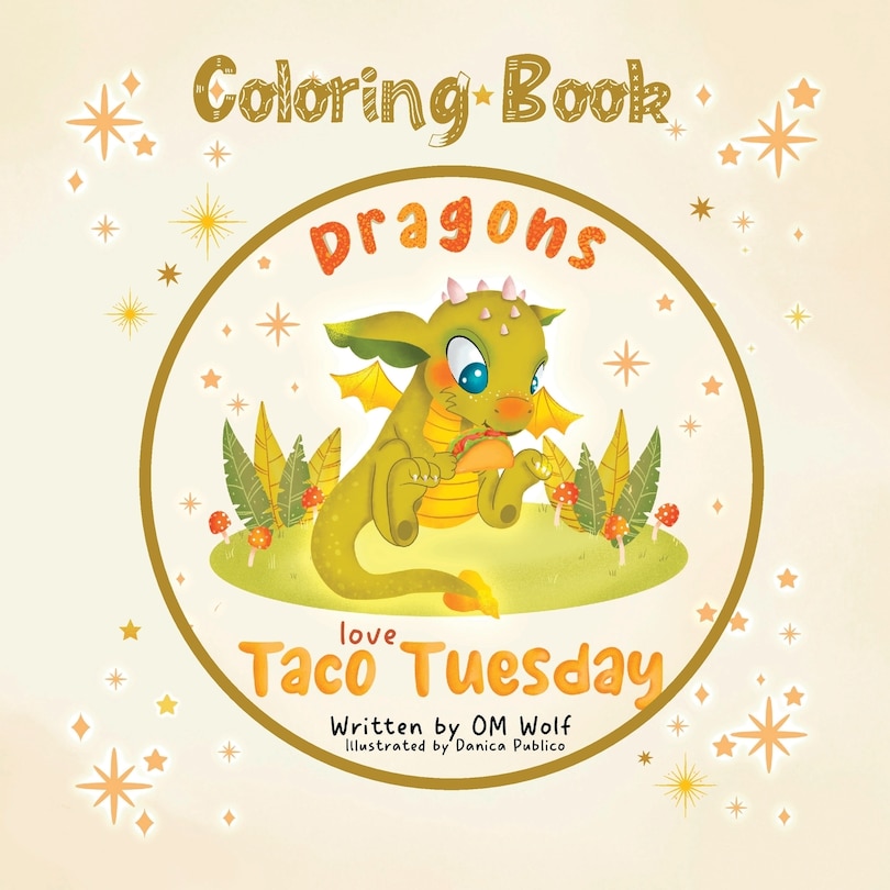 Front cover_Dragons Love Taco Tuesday Coloring Book