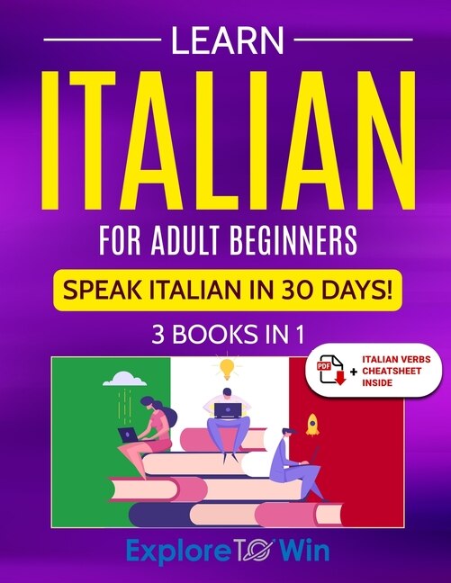 Front cover_Learn Italian For Adult Beginners