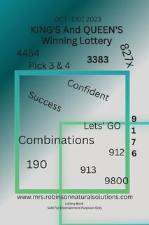 King's And Queen's Winning Lottery: Oct-Dec 2023