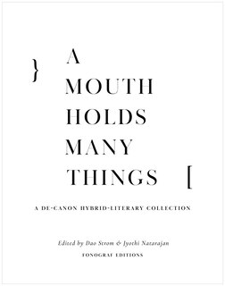 Front cover_A Mouth Holds Many Things