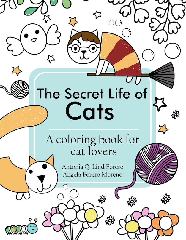Couverture_The Secret Life of Cats Coloring Book
