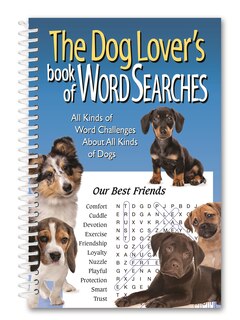 Front cover_The Dog Lover's Book of Word Searches