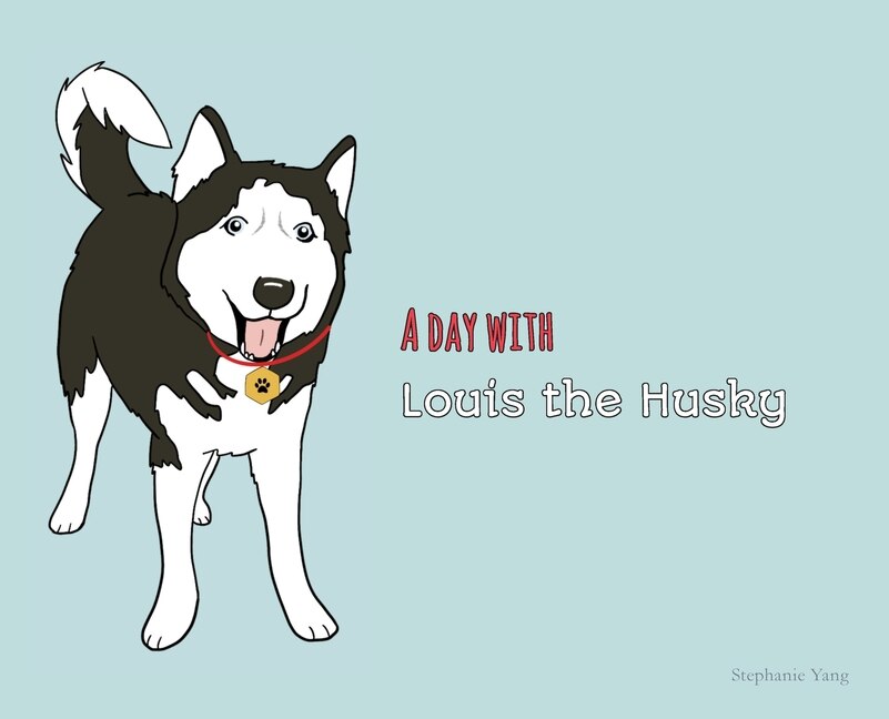 Front cover_A Day with Louis the Husky