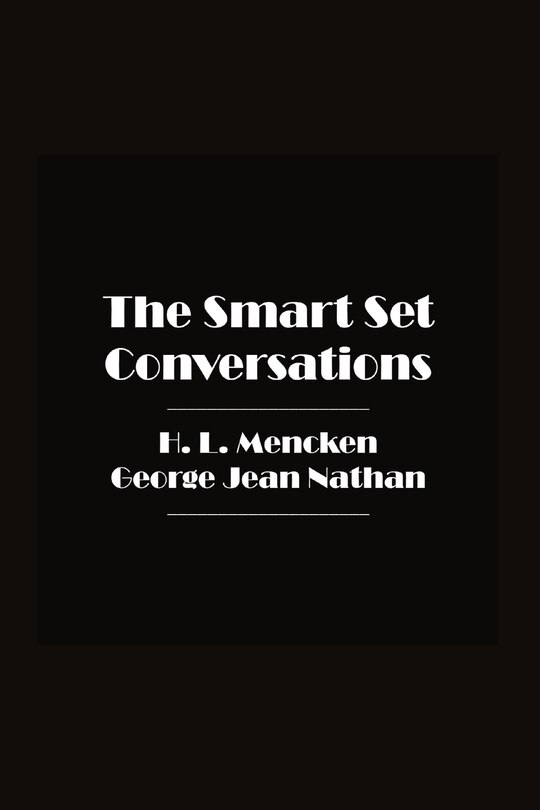 Front cover_The Smart Set Conversations