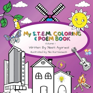 Front cover_My S.T.E.M Coloring & Poem Book