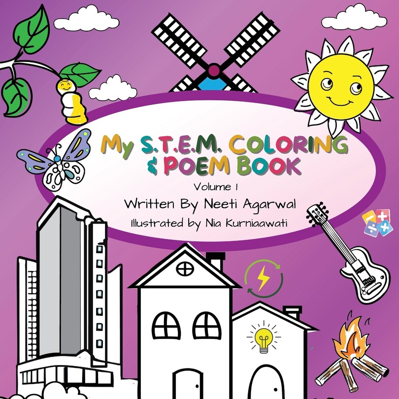 Front cover_My S.T.E.M Coloring & Poem Book