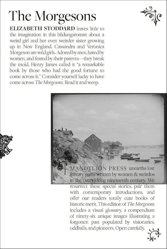 Couverture_The Morgesons