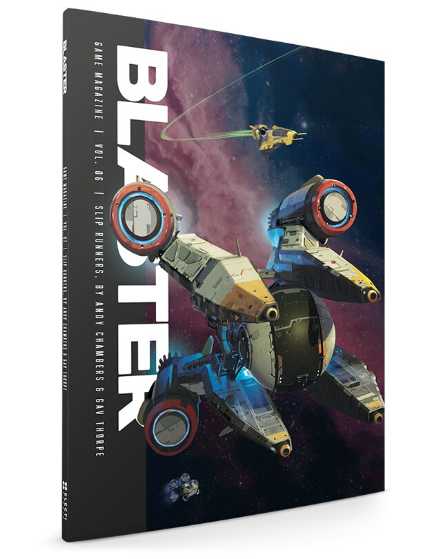 Front cover_Blaster Vol.6 - Slip Runners (Core Miniature Game Rules)