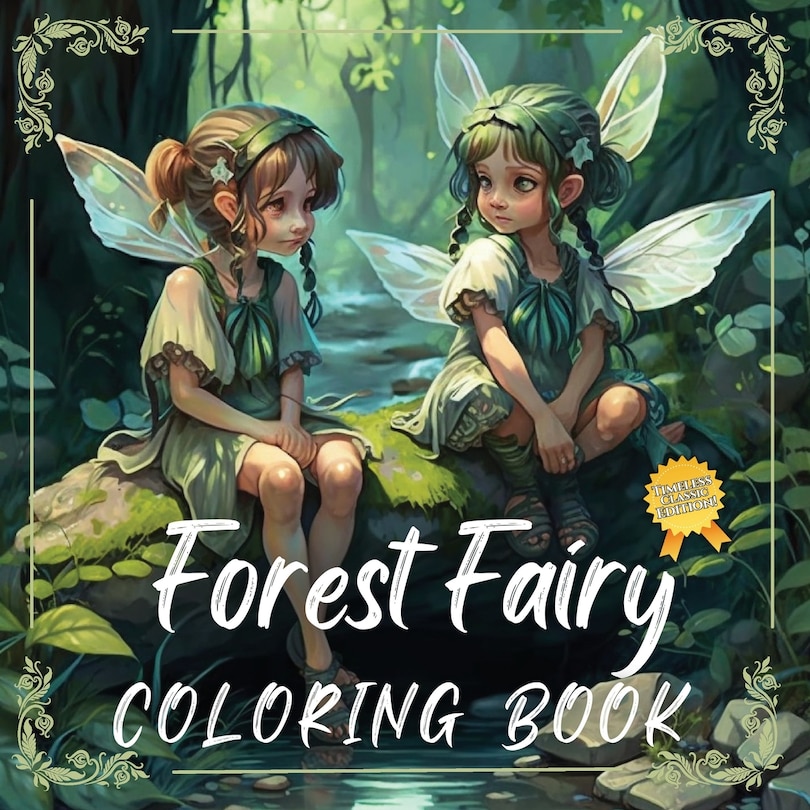 Couverture_Forest Fairy Coloring Book