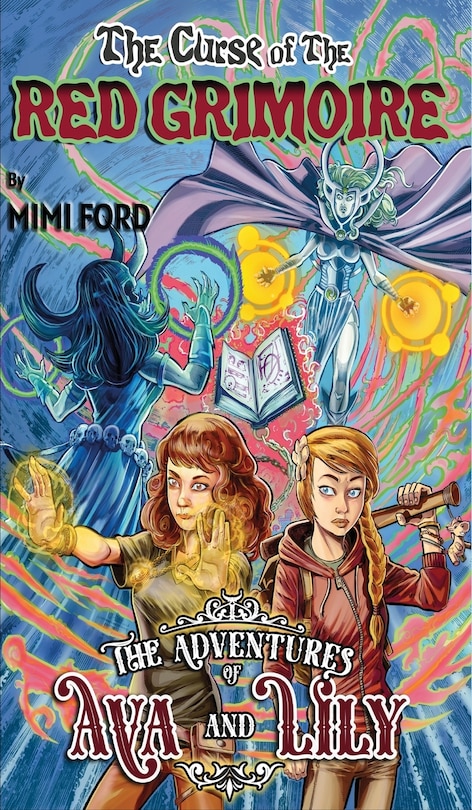 Front cover_The Curse of the Red Grimoire