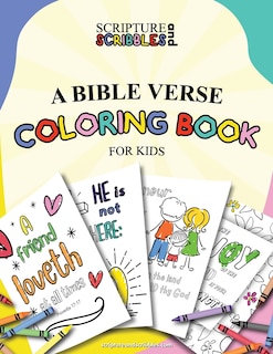 Couverture_Scripture and Scribbles, A Bible Verse Coloring Book for Kids