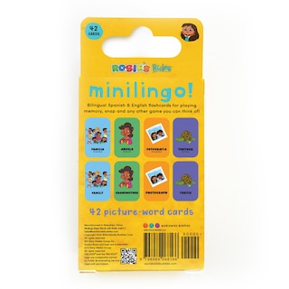 Couverture arri&egrave;re_Rosie's Rules: Minilingo Spanish / English Flashcards - Basic Words