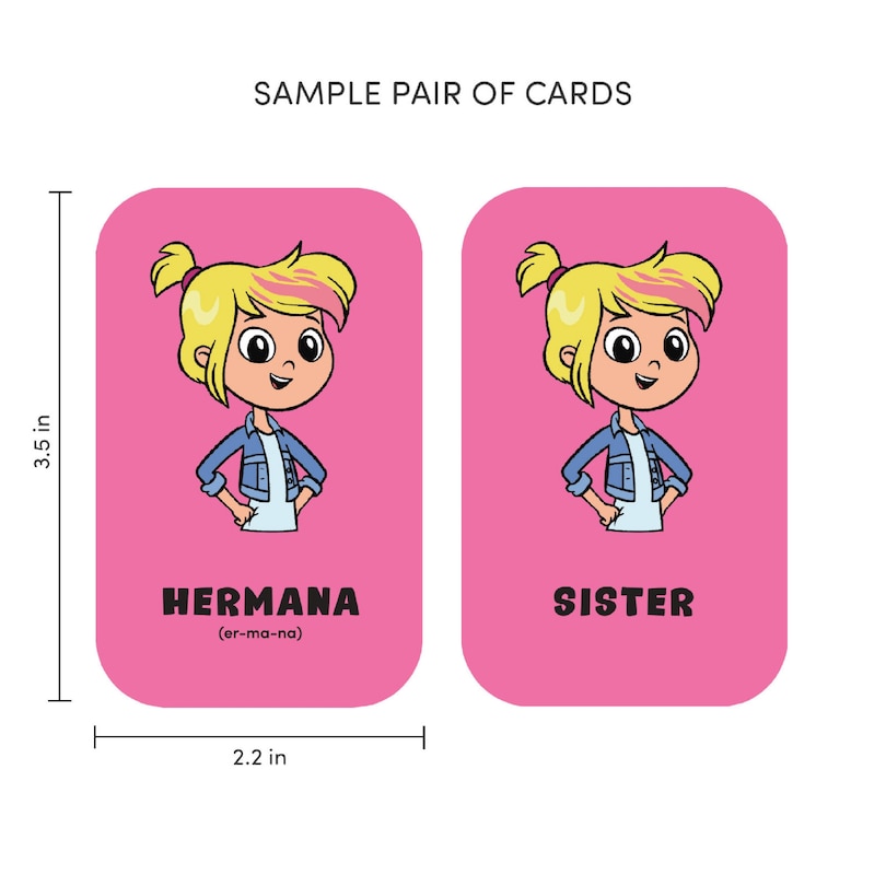 Aper&ccedil;u du contenu 5_Rosie's Rules: Minilingo Spanish / English Flashcards - Basic Words