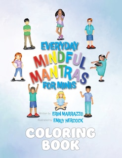 Front cover_Everyday Mindful Mantras for Minis Coloring Book