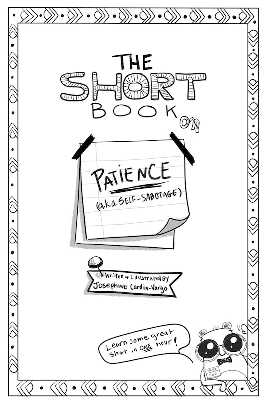 Couverture_The Short Book on Patience