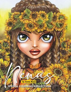 Front cover_Nenas. Special Coloring Collection. Coloring Book for Relaxation