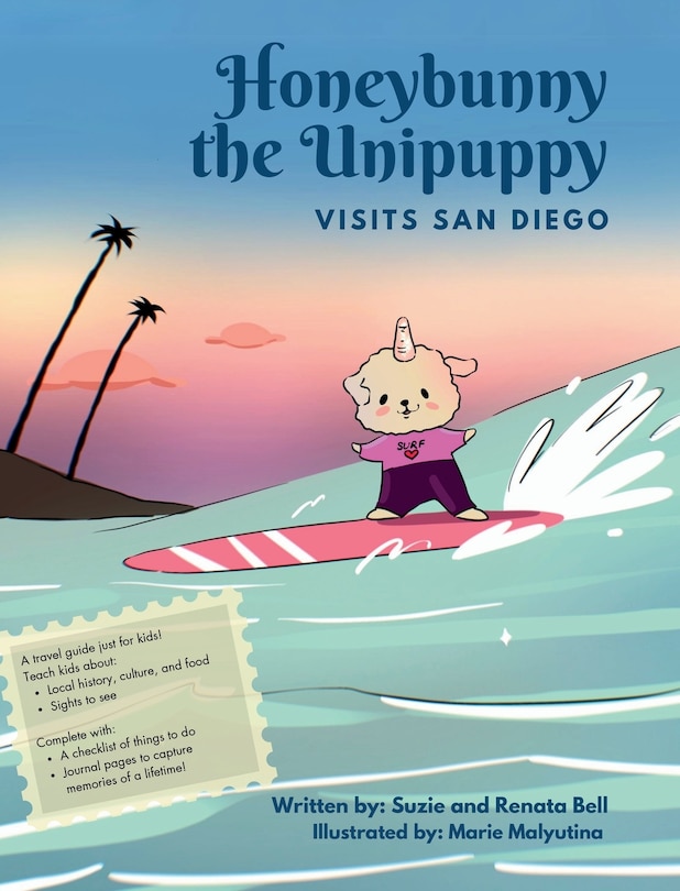 Front cover_Honeybunny the Unipuppy Visits San Diego