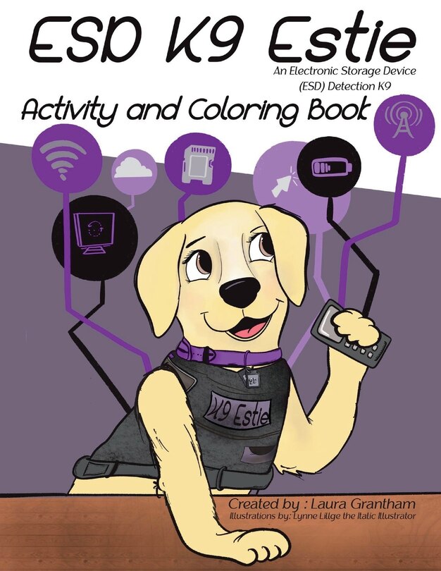 Couverture_ESD K9 Estie Activity and Coloring Book