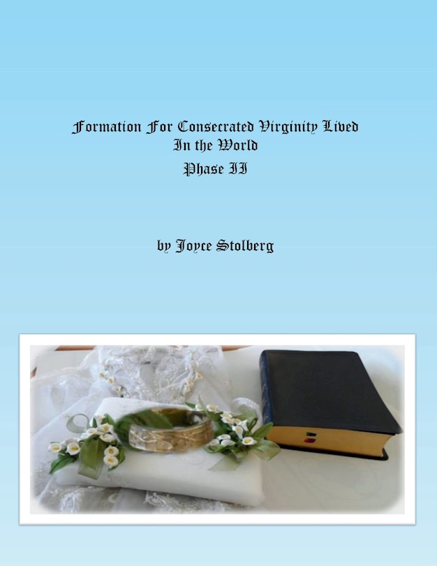 Front cover_Formation for Consecrated Virginity Lived in the World