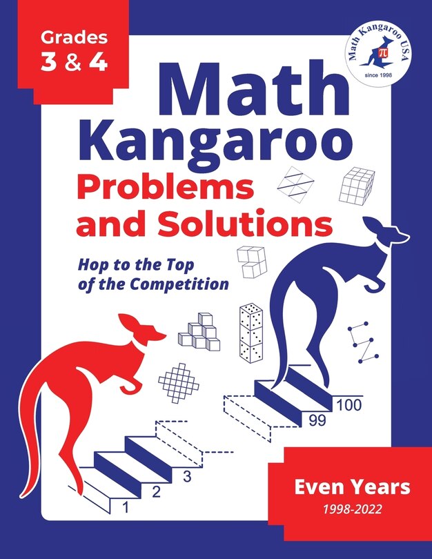 Front cover_Math Kangaroo Problems and Solutions - Grades 3 & 4 - Even Years
